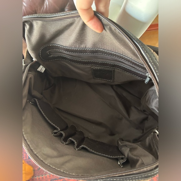 SOLDSOLDSOLD Leather hand painted vintage Piel bag - Picture 7 of 10